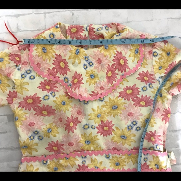 True Vintage Cottagecore Floral Prairie Midi Dress - Picture 5 of 7